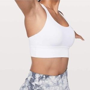 Lululemon Energy Bra size 4 white